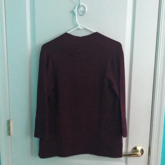 Evolution by Cyrus Sweaters | Evolution by Cyrus Myna Button Sleeve Cardigan | Color: Red | Size: Xs | Janeelsner's Closet